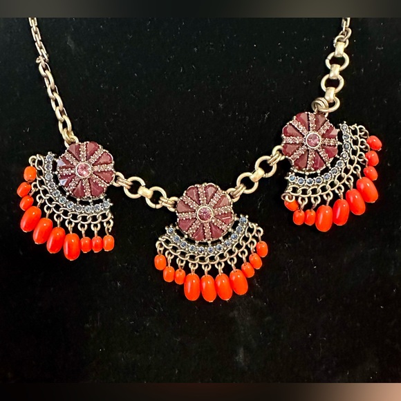 J. Crew Jewelry - J. Crew Purple Orange necklace